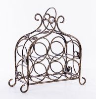 "Lille" Table Top Vintage Wine Rack