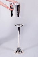 Highbury Court Genuine Silver Plated Deluxe Wine & Champagne cooler, with stand