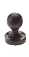Black Iron Ball Mortice Knob 