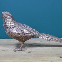 Side View of Bronze Pheasant Ornament Side View of Bronze Pheasant Ornament