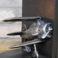 Close-Up of Airplane Book End Close-Up of Airplane Book End