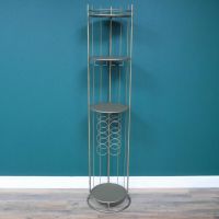 Slim Cylindrical Wine Cabinet in Situ