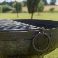 Close up of Half Grill on Kadai Bowl 