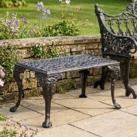 "Merriweather" Victorian Aged Black Cast Iron Garden Coffee Table Digital Illustration "Merriweather" Victorian Aged Black Cast Iron Garden Coffee Table Digital Illustration
