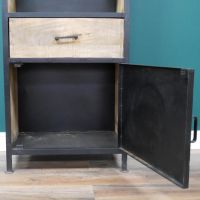 Close-Up of Open Cabinet