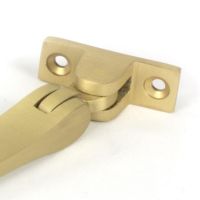 Close-Up of 8" Satin Brass Three Pin Window Stay - 249mm Close-Up of 8" Satin Brass Three Pin Window Stay - 249mm