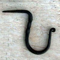 40mm Blacksmith Twisted Nail-in Coat Hook 40mm Blacksmith Twisted Nail-in Coat Hook