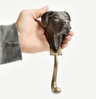 Great Dane Dog Door Knocker to Scale