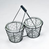 Perriwinkle pots Planter and Carrier