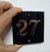 Acrylic modern House Number Signs