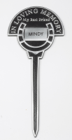 Pet Memorial Sign - Aluminium Horse Spiked