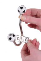 "Happy Hearts" coat hooks, with pretty heart decoration "Happy Hearts" coat hooks, with pretty heart decoration