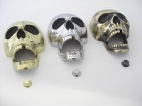 Polished Brass Deluxe Skull