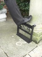 Wrought Iron Garden boot scraper