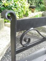 Wrought Iron Garden boot scraper