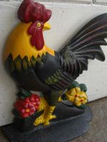 Door stop hand painted