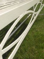 "The Dudley" Wrought Iron Garden Bench