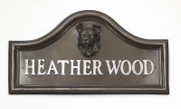 Border Collie house name plaque