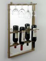 "Acapulco" Mirrored Wine Rack "Acapulco" Mirrored Wine Rack