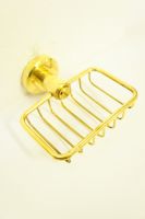 Royale Brass soap basket
