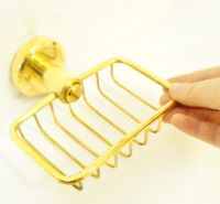 Royale Brass soap basket