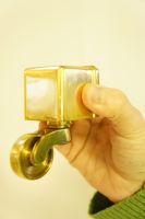 Solid Brass Box Style Castor