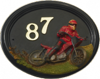 House Sign - Hand Painted - Speedway