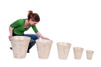 “New Moon Lodge” contemporary aluminium planters, finished in “marbella” gold linen colour wash “New Moon Lodge” contemporary aluminium planters, finished in “marbella” gold linen colour wash