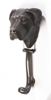 Great Dane Dog Door Knocker Finished in a Bronze Finish
