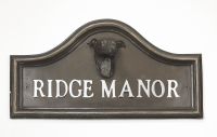 Greyhound House Name plaque