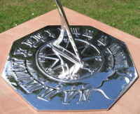 Chrome Navigator Sundial - 260mm Chrome Navigator Sundial - 260mm
