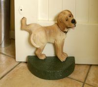 Door Stop Dog Hand Painted