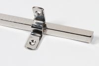 Beaten Finish Bright Chrome Stair Rod