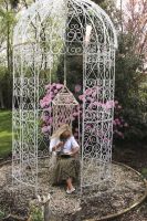 "Kate" Wrought Iron Garden Gazebo "Kate" Wrought Iron Garden Gazebo