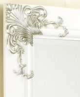 "Anastasia" Antique Silver & Cream Mirror