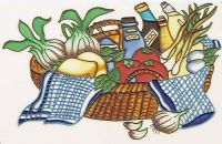 Harvest Iron & Ceramic Tray