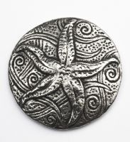 Star Fish Whiskey Flask