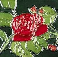 Kettle Trivet Red Rose