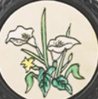 Round Trivet C/W Lilly