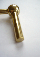 12.5mm Gallery Rod - Polished Solid Brass Rod