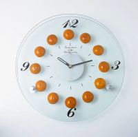 Orange Fruit Wall Clock