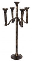 "Royal Ettingham" Gothic Style Candelabra Gold and Black