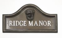 Rottweiller House Name Plaque
