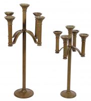 "Royal Ettingham" Gothic Style Candelabra Antique Verdigris