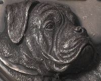 House Sign - Bronze Finish - Boxer Dog