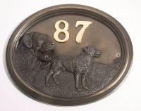 House Sign - Bronze Finish - Labrador House Sign - Bronze Finish - Labrador