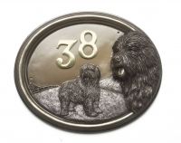 House Sign - Bronze Finish - Old English Sheep Dog