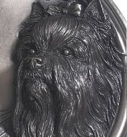 House Sign - Bronze Finish - Yorkshire Terrier House Sign - Bronze Finish - Yorkshire Terrier