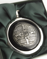 Saxon Shield Hip Flask 