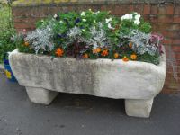 Vintage Stone Bath Planter